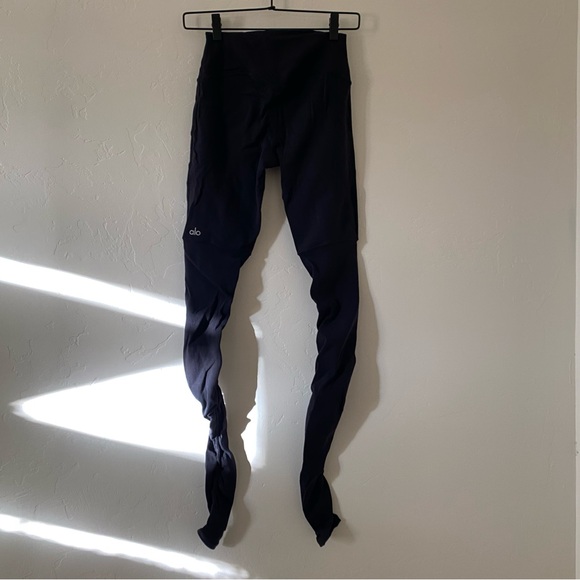 Alo Yoga NWOT Airbrush High-Waist Highlight Goddess Legging Black Size XSmall - Picture 4 of 10